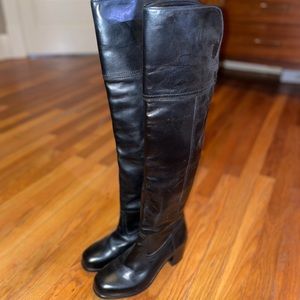 Frye Kendall Black Over the Knee Boots Size 8